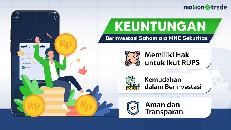 Mengenal 3 Keuntungan Berinvestasi Saham ala MNC Sekuritas