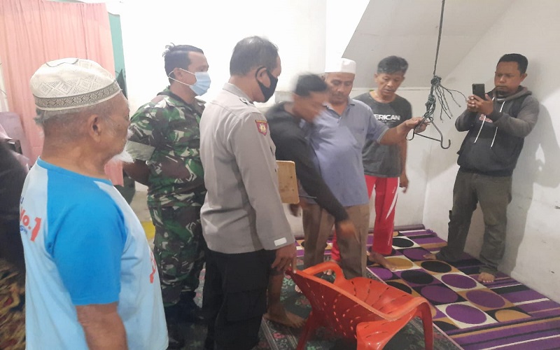 Diduga Depresi, IRT di Pematangsiantar Gantung Diri Pakai Tali Ayunan Bayi
