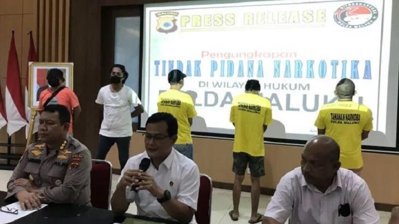 Oknum Polisi di Ambon Jadi Tersangka Kasus Narkoba, Ditangkap Bersama 2 Warga