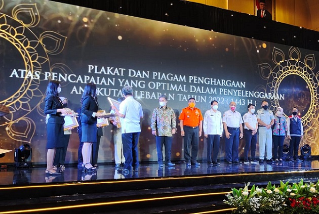 Kemenhub Berikan Penghargaan kepada 93 Stakeholder atas Penyelenggaraan Mudik Lebaran 2022 