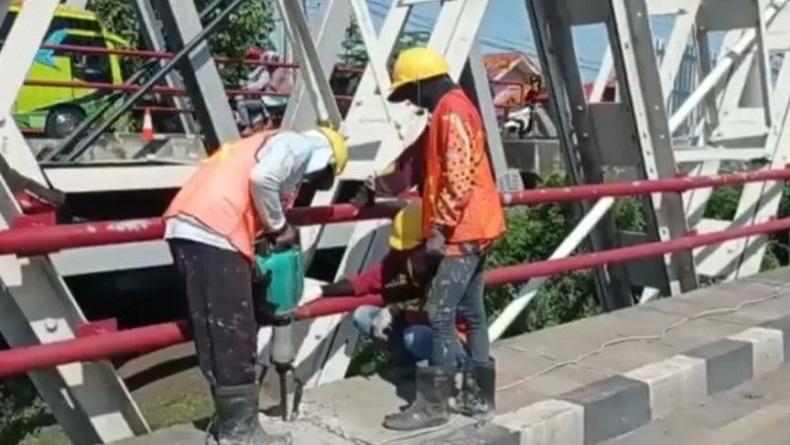 Jembatan Sungai Pemali di Pantura Brebes Direhab, Begini Pengaturan Lalu Lintasnya