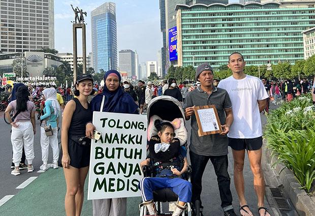 Ini Sosok Ibu-Ibu Asal Sleman di Car Free Day yang Minta Ganja Medis untuk Anaknya