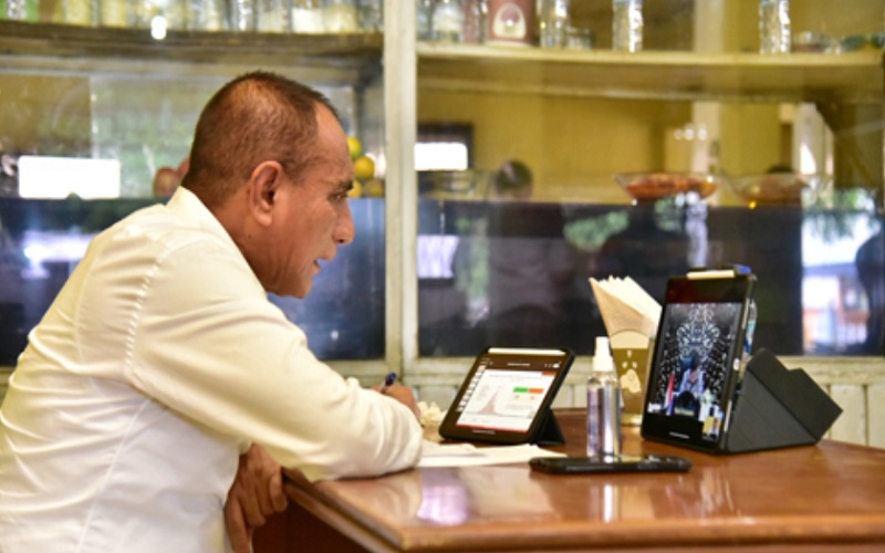 Kasus Covid-19 di Sumut Melandai, Edy Rahmayadi Tetap Kejar Vaksinasi Booster