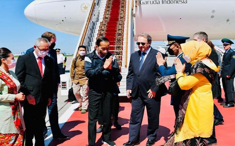 Presiden Jokowi di Tiba Moskow, Segera Bertemu Vladimir Putin