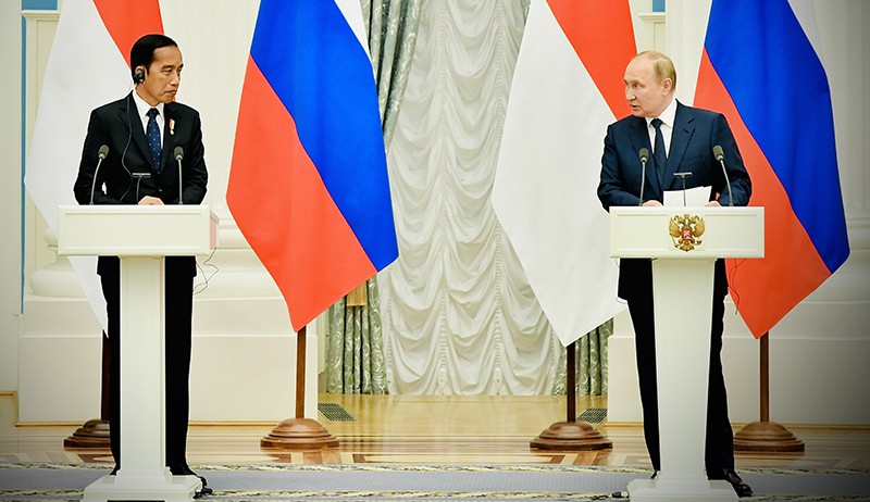 Vladimir Putin: Dialog dengan Jokowi dalam Suasana Bisnis dan Sangat Informatif