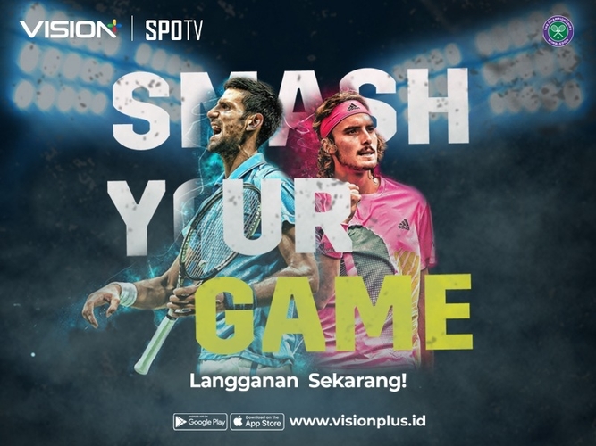 Live! Saksikan Keseruan Ajang Tenis Bergengsi Wimbledon 2022 di Vision+ TV