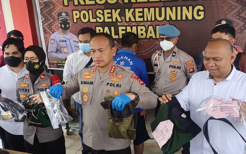 Gaya Rambut Cepak dan Kaos Loreng, Pria Ini Tipu Belasan Warga Palembang 