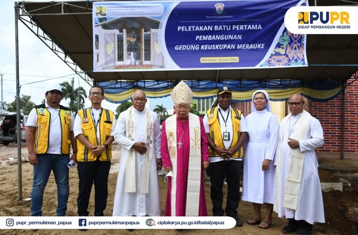 Bangun Gedung Keuskupan Senilai Rp23 Miliar di Papua, Kementerian PUPR Targetkan Rampung Desember 2022 