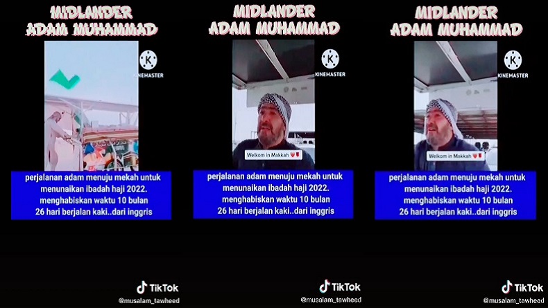 Viral, Pria Inggris Jalan Kaki selama 11 Bulan dari London ke Mekkah untuk Tunaikan Ibadah Haji