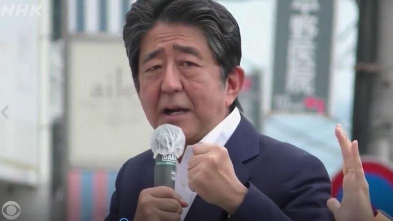 Foto-foto Terakhir Shinzo Abe Terlihat Bersemangat sebelum Ditembak Eks Pasukan AL Jepang