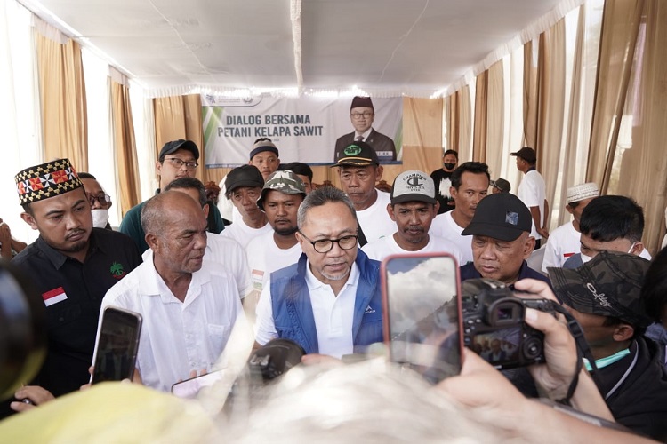 Stabilisasi Harga Minyak Goreng, Mendag Zulhas Ajak Dialog Petani Sawit