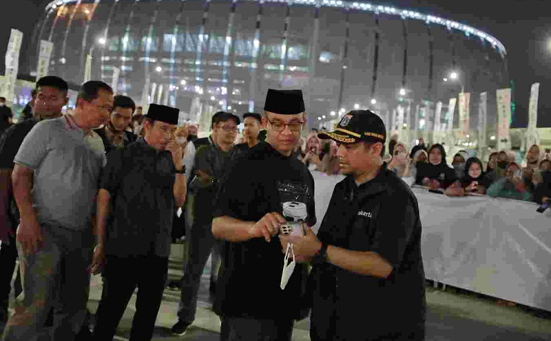 Anies Sebut JIS Bisa Tampung 60.000 Jemaah Salat Idul Adha