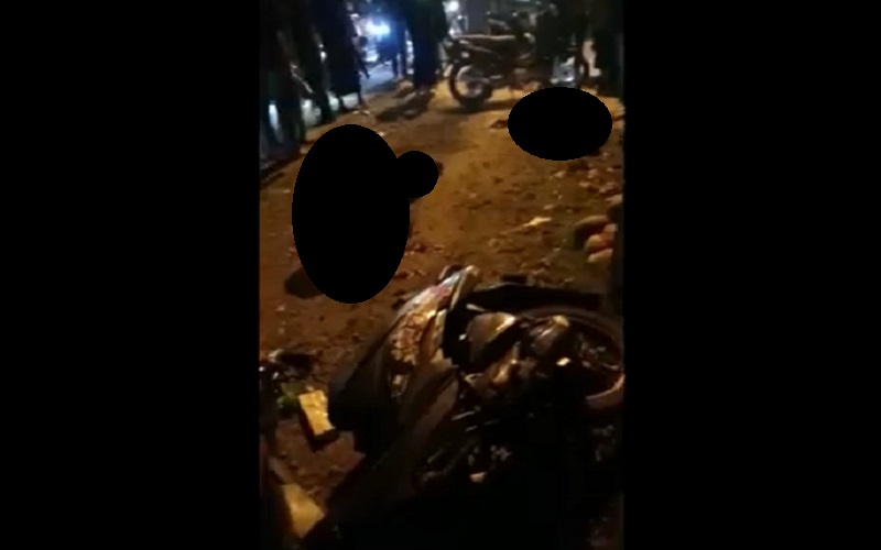 Kecelakaan Maut di Malam Takbiran, 1 Pemotor Tewas Terpental