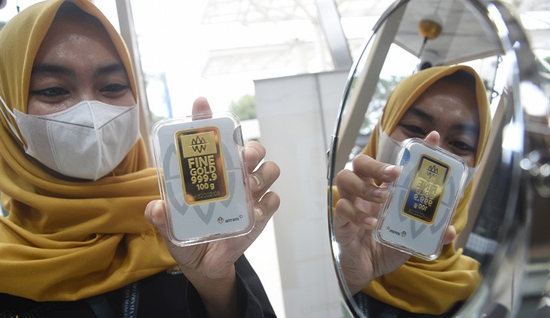 Harga Emas Antam 4 Maret Stagnan, Termurah Dijual Segini