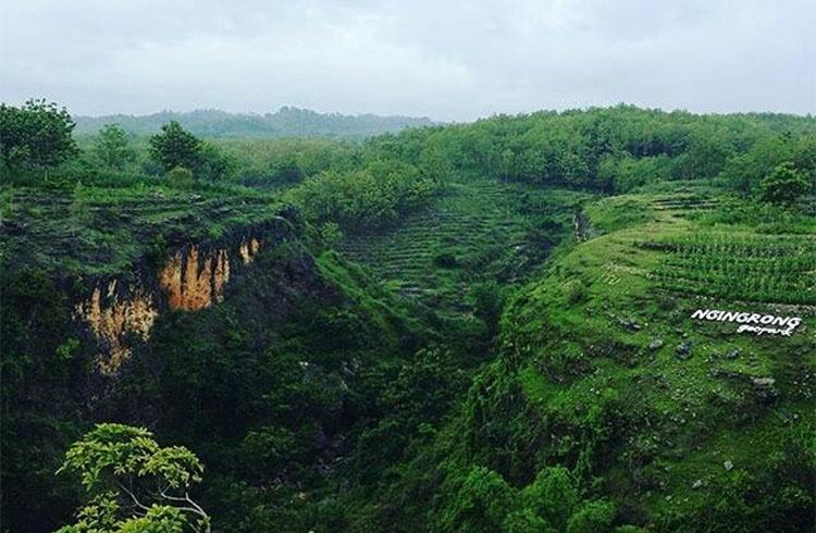 Terdampak Pandemi Covid-19, Etalase Taman Batu Ngingrong Gunungkidul Terbengkalai