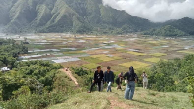 Dini Hari hingga Jelang Subuh Suhu di Kaki Gunung Rinjani 12 Derajat Celsius