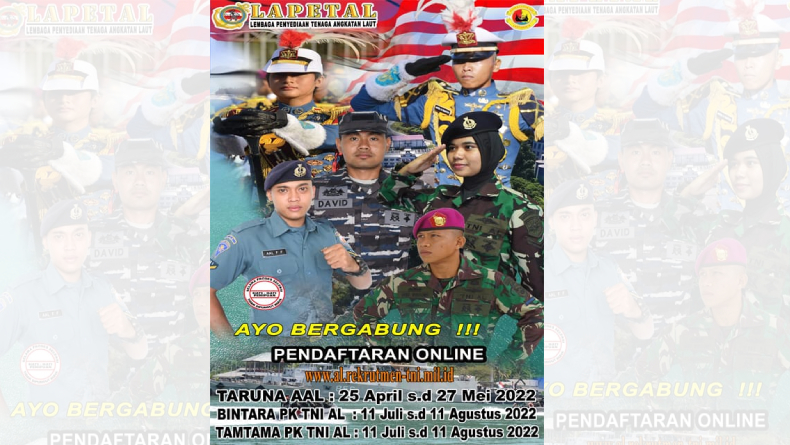 Rekrutmen TNI AL Bintara dan Tamtama, Ini Tata Cara Pendaftaran dan Persyaratannya