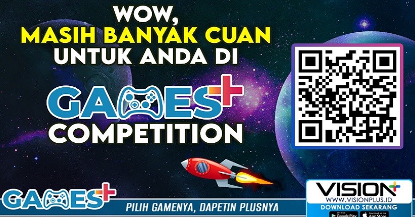 Wow, Masih Banyak Cuan untuk Anda di Games+ Competition!