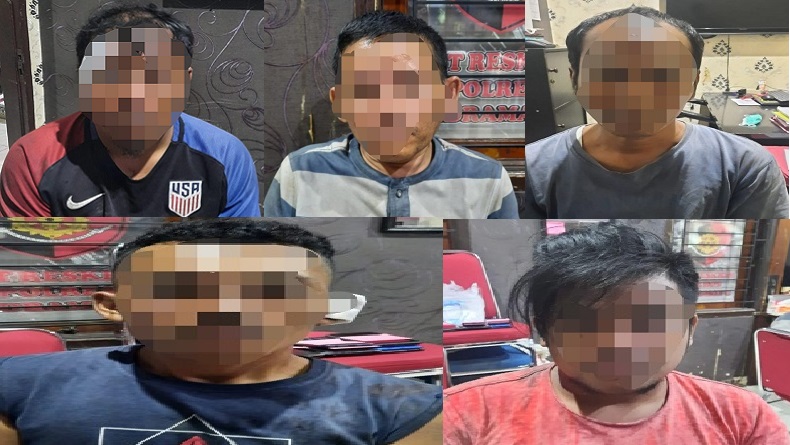 Polisi Tangkap 5 Begal Ban Serep Truk yang Telah 150 Kali Beraksi di Rest Area Tol Japek dan Cipali