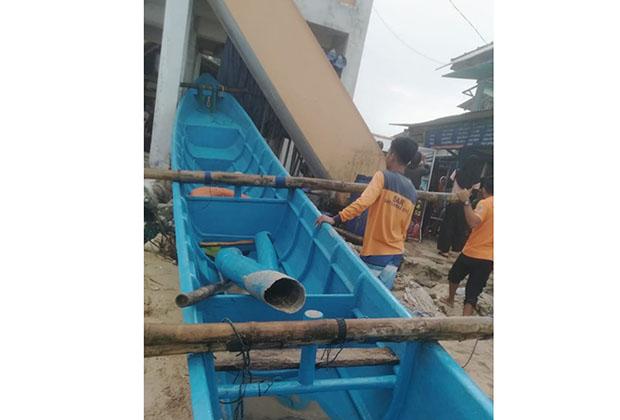 6 Kapal di Gunungkidul Rusak Dihantam Gelombang Tinggi
