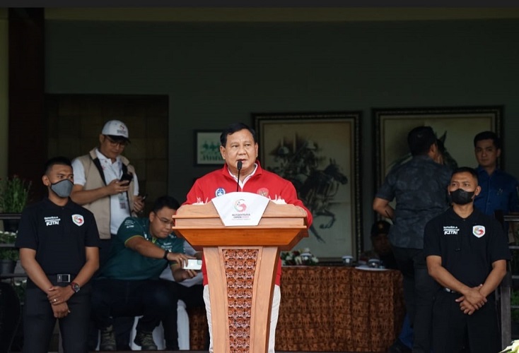 Prabowo Buka Nusantara Open 2022: Indonesia Harus Kikis Mental Tak Mungkin ke Piala Dunia