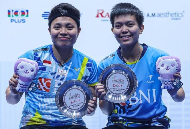 Prediksi Ranking BWF usai Singapore Open 2022: Apriyani/Fadia Naik 20 Peringkat!
