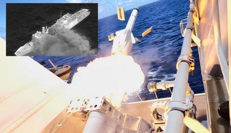 Kapal Perang Malaysia untuk Pertama Kali Tembakkan Rudal di Luar Perairan Sendiri