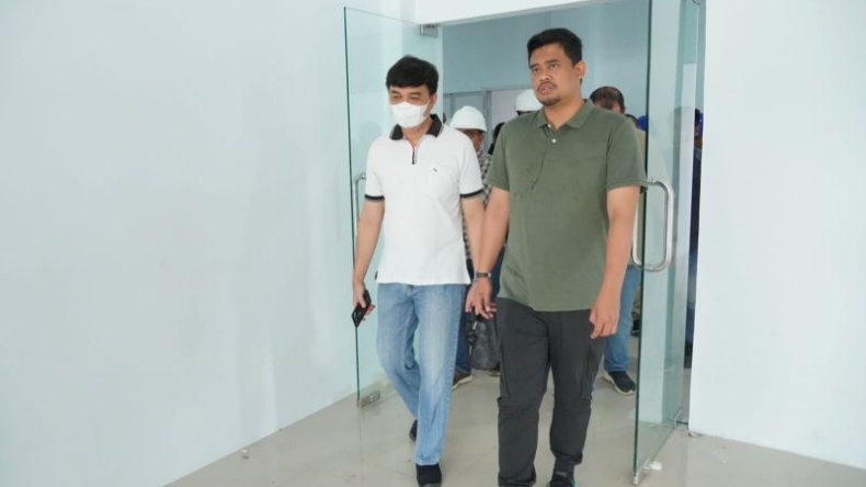 Temukan Dinding Retak, Wali Kota Bobby Tegur Kontraktor Proyek Panti Sosial di Medan