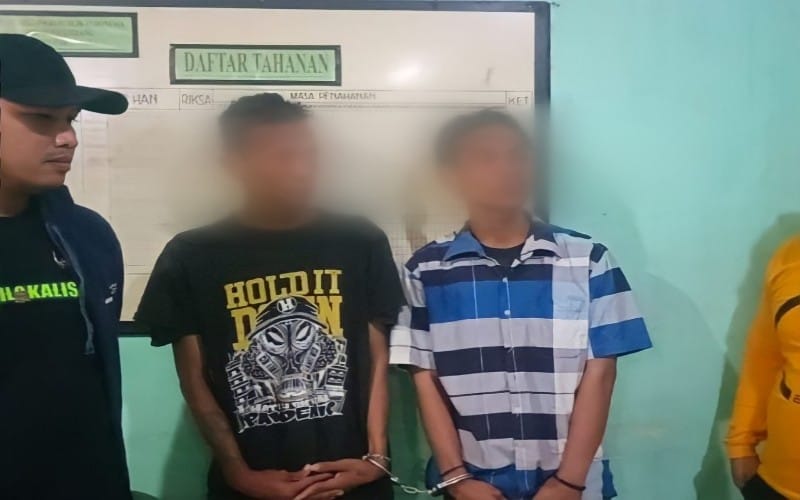 Aksinya Viral, 2 Pemalak Sopir Truk di Palembang Ditangkap Polisi 