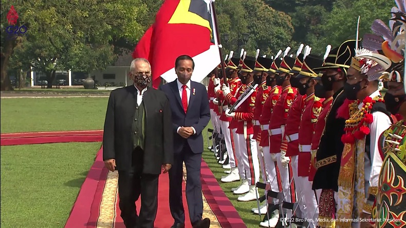 Presiden Jokowi Terima Kunjungan Presiden Timor Leste Jose Ramos-Horta di Istana Bogor