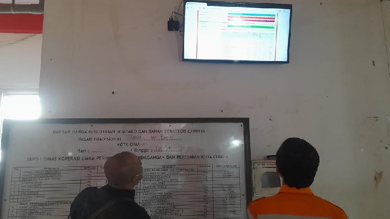 Pasar Tradisional di Cimahi Mulai Terapkan Aplikasi Website E-Pasar