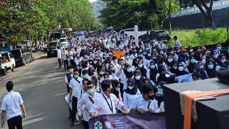 Ribuan Nakes Honorer di Sukabumi Cemas Terancam Dihapus, Tuntut Diangkat ASN