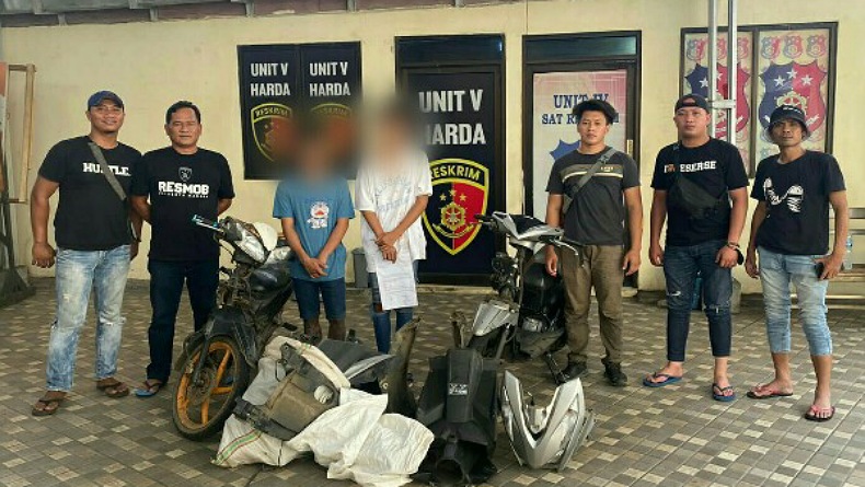 2 Pria Ini Nekat Curi Motor, Alasan Terdesak Kebutuhan Ekonomi