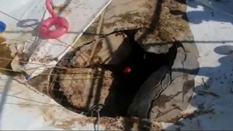 Lubang Besar Tiba-Tiba Muncul dan Sedot Air saat Pesta di Kolam Renang, Seorang Pria Tewas 