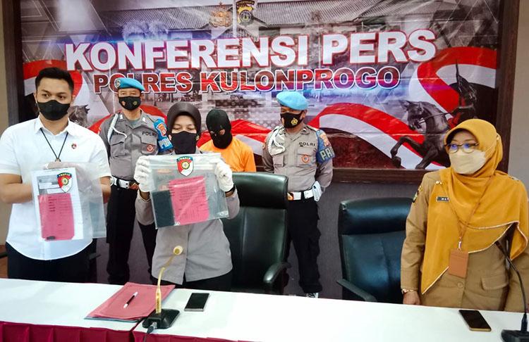 Polres Kulonprogo Ungkap Kasus Pornografi, Eksploitasi Seksual Anak di Bawah Umur