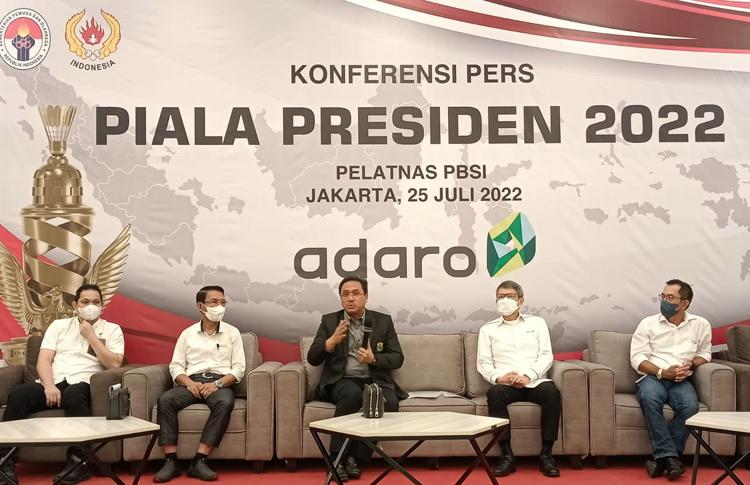 Piala Presiden Bulu Tangkis Perdana Digelar Sepanjang Sejarah, Perebutkan Hadiah Fantastis
