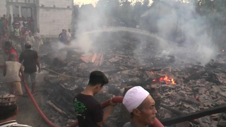Kebakaran di Grobogan, 3 Rumah Ludes Dilalap Api