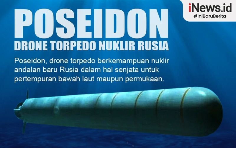 Rusia Bakal Bentuk Divisi Khusus Kapal Selam Pembawa Torpedo Nuklir Poseidon