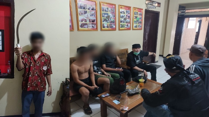 Ngeri, Pelajar SMK Luka Parah Dibacok di Nagrak Sukabumi, Ini Penampakan Senjata Pelaku