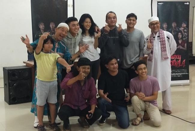 Pemain dan Kru Sinetron Misteri Sandekala MNCTV Gelar Syukuran di Bogor
