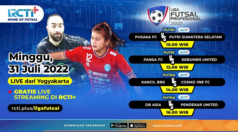 Link Live Streaming Liga Futsal Profesional: Pendekar United Vs DB Asia