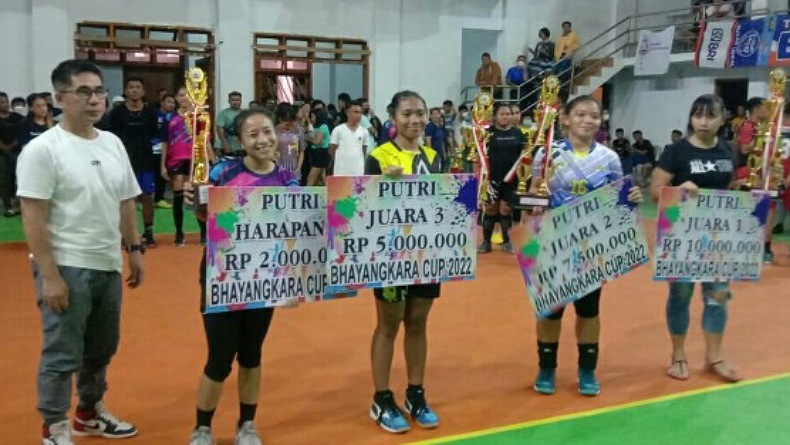 Polres Kepulauan Sangihe Sukses Gelar Voli Bhayangkara Cup 2022, Ini Daftar Pemenangnya