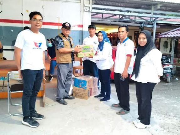 DPD Perindo Palu Serahkan Bantuan Korban Banjir Bandang di Torue Parigi Moutong