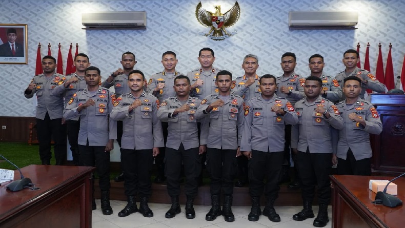 Lepas 30 Bintara Noken Kembali ke Papua, Ini Pesan Wakapolda Jabar