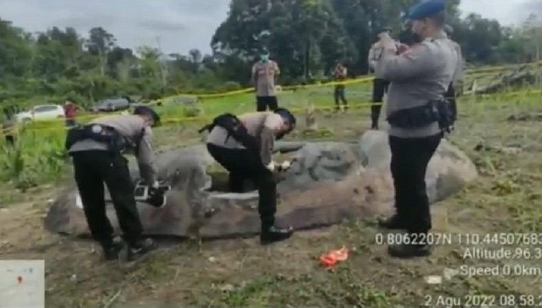 Benda Diduga Serpihan Roket China di Sanggau Tak Mengandung Radiasi dan Bahan Peledak