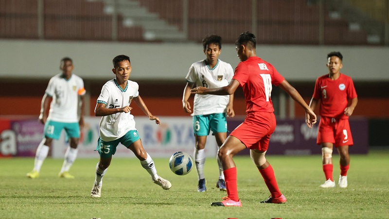 2 Pemain Indonesia Jadi Tumbal Kemenangan Telak atas Singapura di Piala AFF U-16