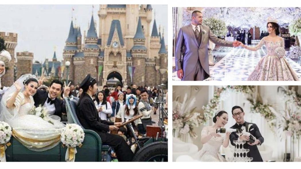 8 Pernikahan Artis Termewah, Nomor 4 Pestanya di Tempat Bermain Paling Populer di Jepang 