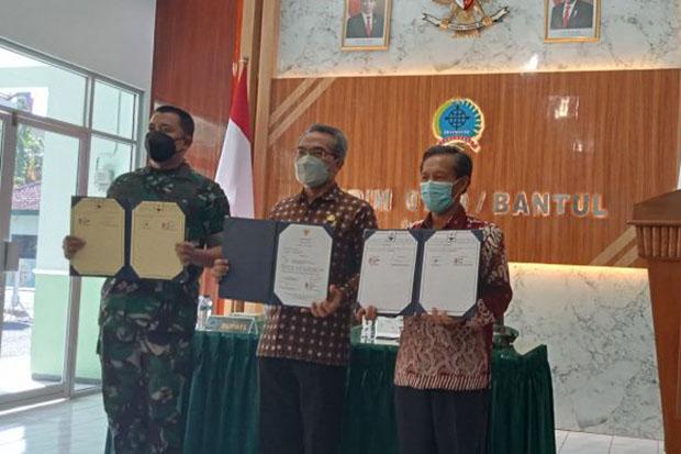 Permudah Pencatatan Administrasi Kependudukan, Kodim-Pemkab Bantul Teken MoU 