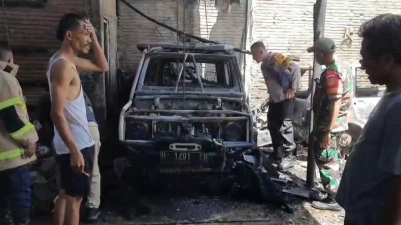 Bengkel di Boyolali Terbakar, Sejumlah Mobil Hangus