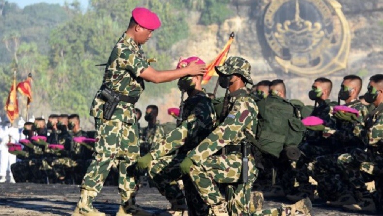 273 Prajurit TNI AL Sandang Baret Ungu, Komandan Korps Marinir: Jangan Cengeng, Camkan Itu